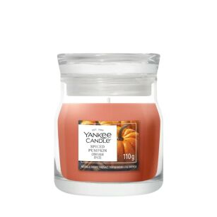 Yankee Candle Spiced Pumpkin - mała świeca zapachowa Signature 110 g
