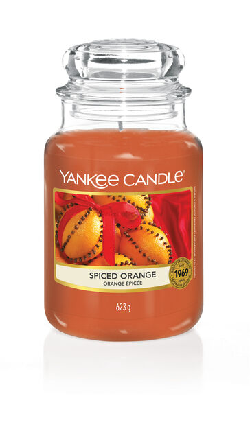 Spiced Orange Yankee Candle - Duża świeca zapachowa