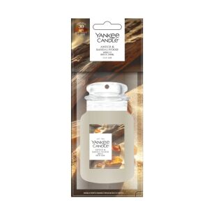 Yankee Candle Amber & Sandalwood Car Jar - zawieszka zapach do samochodu