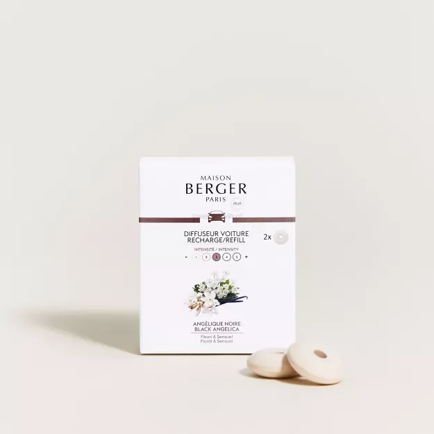 Maison Berger Black Angelica - wkład zapachowy do dyfuzora samochodowego 2 szt.