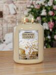 Duża świeca zapachowa Sugar Cookie Star – Country Candle | 737 g | 2 knoty - 2