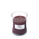 WoodWick -Black Cherry - mała świeca zapachowa z drewnianym knotem - 2