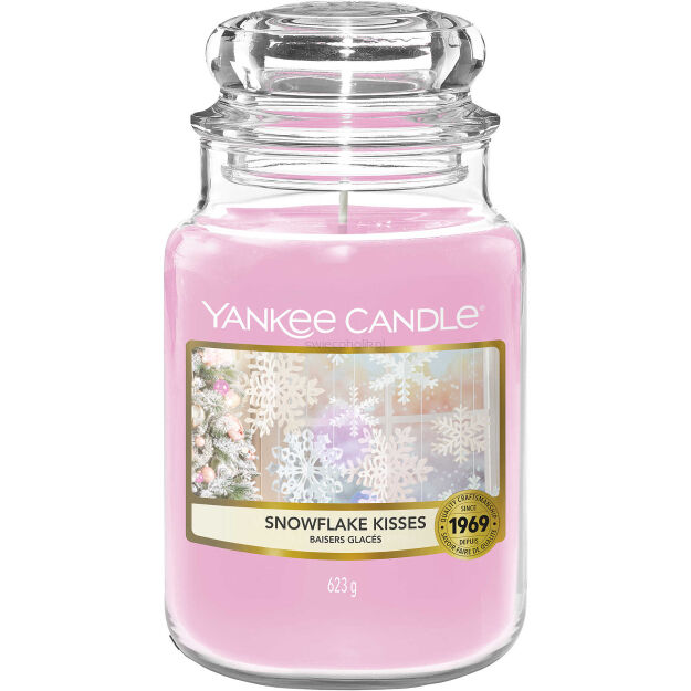 Snowflake Kisses - Yankee Candle - duża świeca zapachowa - nowość 2022