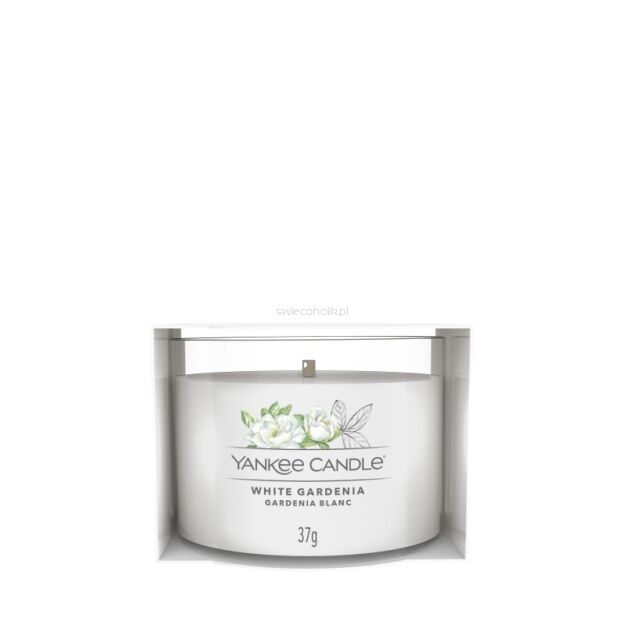 White Gardenia - Yankee Candle Signature - świeca mini
