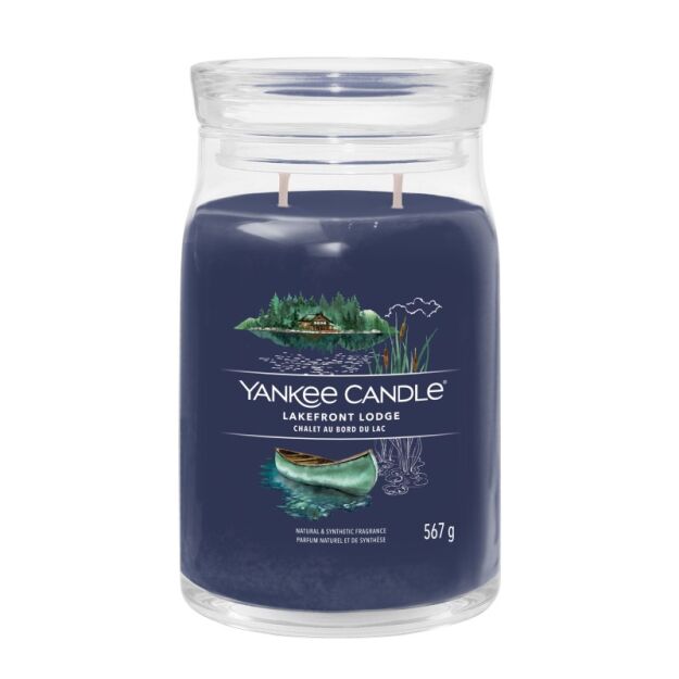 Lakefront Lodge - Yankee Candle Signature - duża świeca z dwoma knotami - nowość 2022