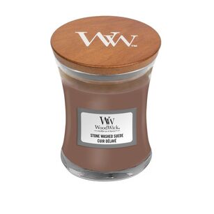 Stone Washed Suede- mała świeca zapachowa-  WoodWick nowość 2020
