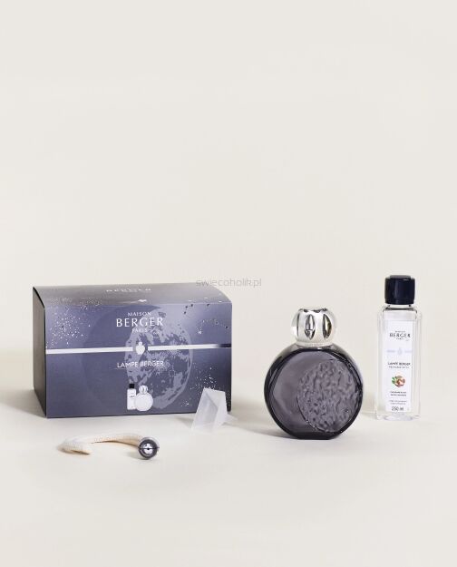 Zestaw prezentowy - Maison Berger - lampa katalityczna Astral Grey + esencja White Cashmere 250 ml