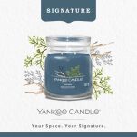 Bayside Cedar - Yankee Candle Signature - średnia świeca z dwoma knotami  - 5