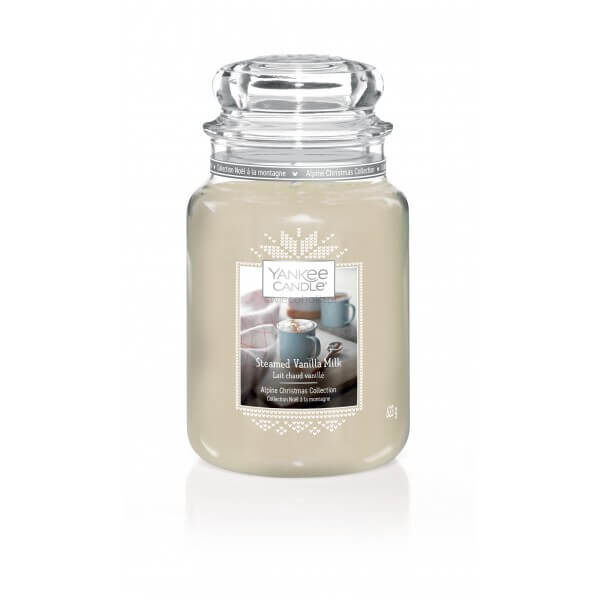 Steamed Vanilla Milk Yankee Candle - duża świeca zapachowa 