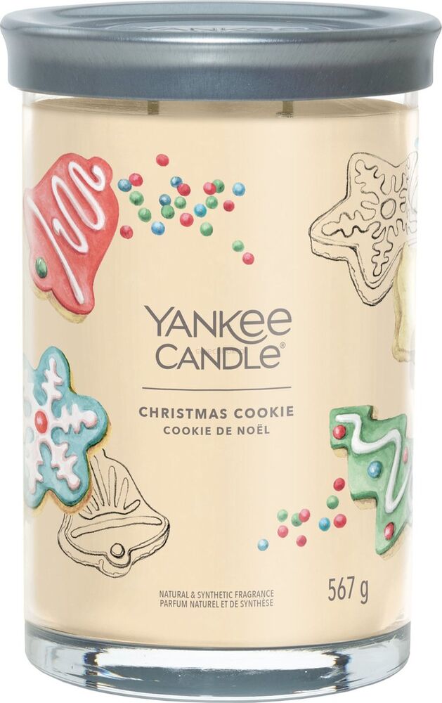 Christmas Cookie Yankee Candle Signature świeca tumbler z dwoma knotami