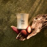 Sparkling Pomelo - Woodwick - średnia świeca zapachowa z drewnianym knotem - nowość 2025 - 9