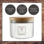 Whipped Pistachio - Woodwick - duża świeca z drewnianym knotem - seria Nature's Wick. - 3