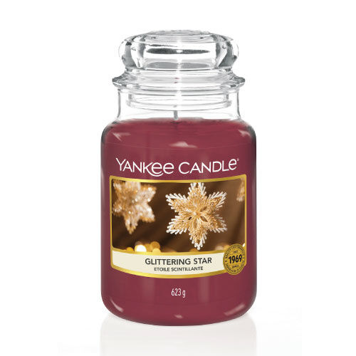 Glittering Star Yankee Candle - duża świeca zapachowa