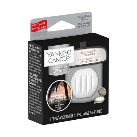 Yankee Candle Black Coconut Charming Scents - uzupełniacz - zapach samochodowy