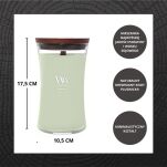 Ethereal Haze - Woodwick - duża świeca zapachowa z drewnianym knotem  - 2