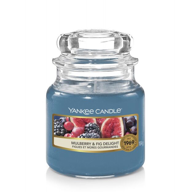 Mulberry & Fig Delight Yankee Candle - Mała świeca 