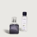 Zestaw prezentowy - Maison Berger - lampa katalityczna Glacon Grey + esencja Pure White Tea 250 ml - 3