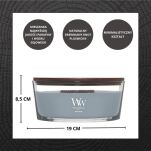 Terra Haze - Woodwick - świeca elipsa z drewnianym knotem  - 2