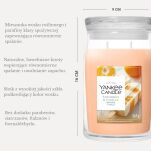 Yankee Candle Tangerine & Vanilla - duża świeca zapachowa 567g - 3