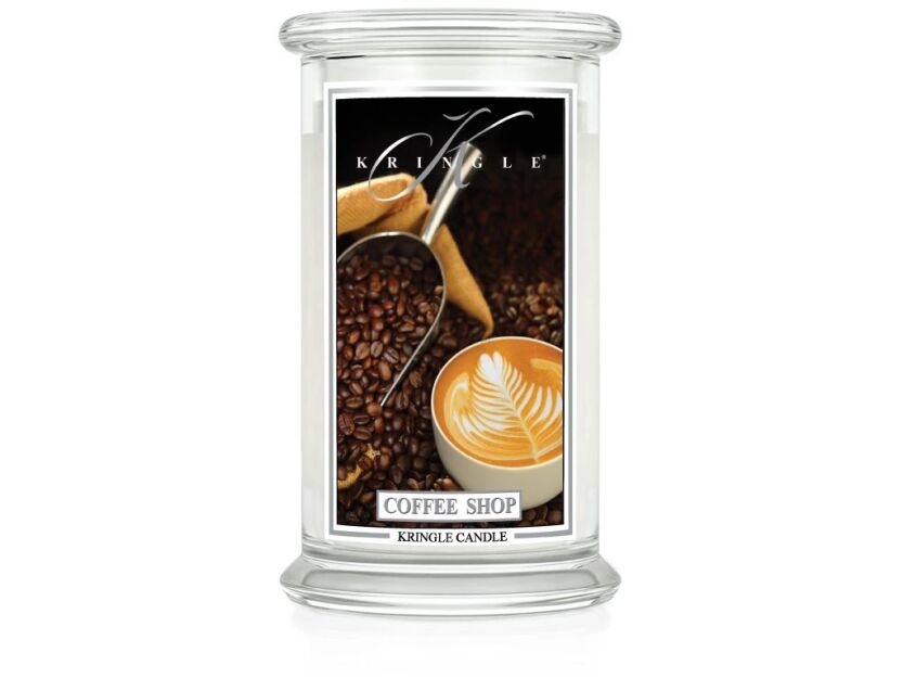 Kringle Candle Coffee Shop - duża świeca zapachowa 624 g 2 knoty