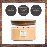 Bergamot & Neroli - Woodwick - duża świeca z drewnianym knotem - seria Nature's Wick. - 2