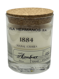Amber - Vila Hermanos - świeca zapachowa 190g z pudełkiem - seria 1884
