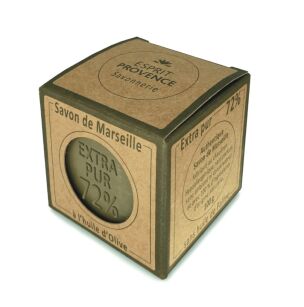 Mydło marsylskie 72% z oliwą z oliwek - Esprit Provence - kostka 100 g Ecocert