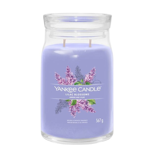 Lilac Blossoms - Yankee Candle Signature - duża świeca z dwoma knotami