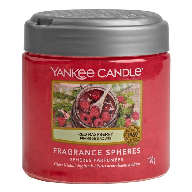 Red Raspberry Yankee Candle - odświeżacz - kuleczki żelowe