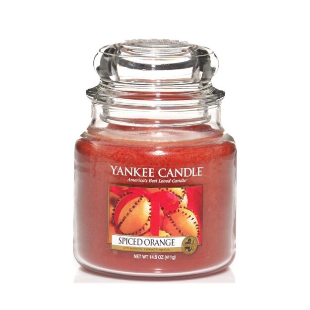 Spiced Orange średnia świeca zapachowa Yankee Candle