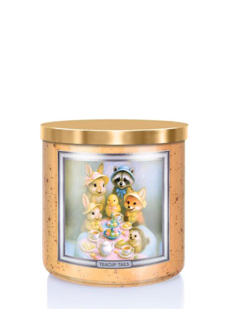 Kringle Candle Easter Teacup Tails - świeca zapachowa tumbler 411g