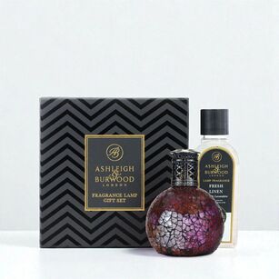 Zestaw mała lampa katalityczna Rose Bud + wkład  Fresh Linen 250ml - Ashleigh & Burwood