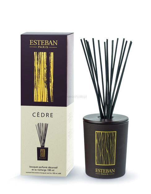 Cedre- Esteban Paris- Dekoracyjne pałeczki zapachowe 100ml