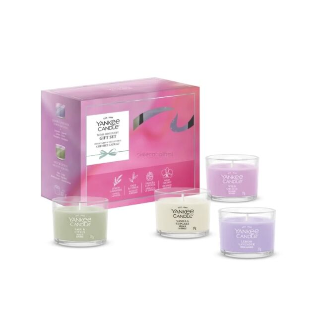 Zestaw prezentowy Yankee Candle 4 świece mini