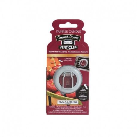 Yankee Candle - Black Cherry - zapach samochodowy car jar vent clip