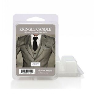 Kringle Candle Grey – wosk zapachowy do kominka 64 g