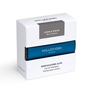 Millefiori Milano Legni & Spezie - zapach samochodowy z bazą do kratki wentylacyjnej