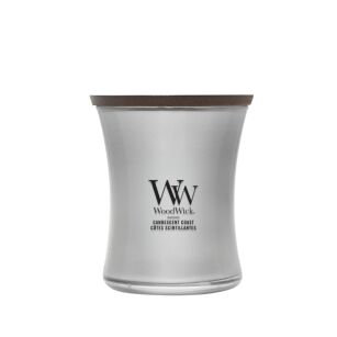 Candescent Coast - Woodwick - średnia świeca zapachowa z drewnianym knotem 