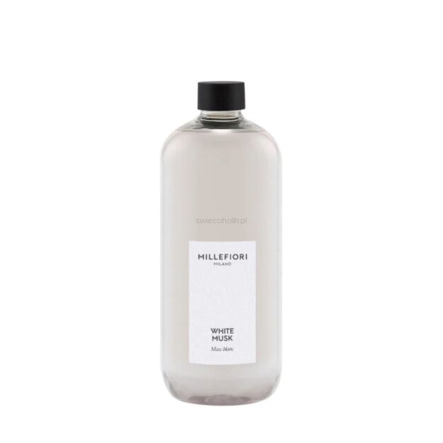 Millefiori Milano White Musk - uzupełniacz do dyfuzora z patyczkami 500 ml