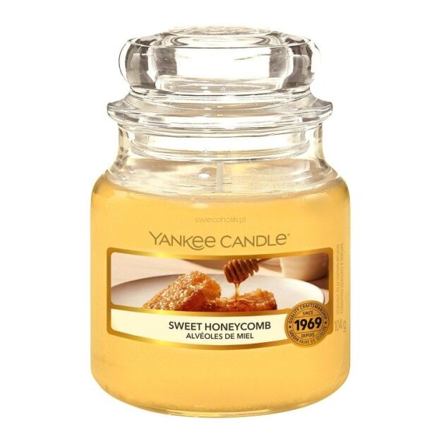 Sweet Honeycomb- Yankee Candle - mała świeca zapachowa nowość wiosna 2020