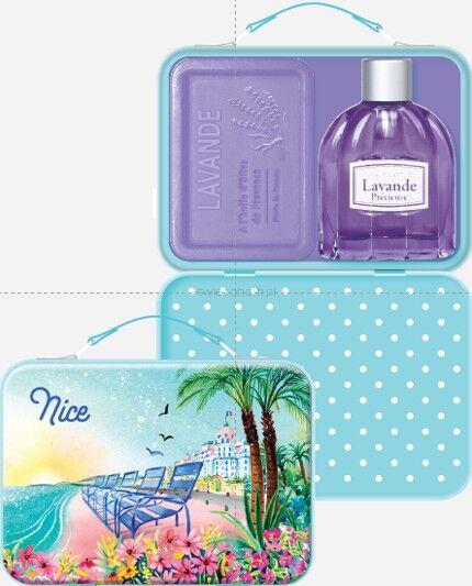 Zestaw prezentowy lawenda mydło 60 g + woda toaletowa 20 ml (Nice Provence Lavande) Esprit Provence