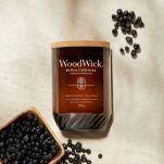 Black Currant & Rose - WoodWick - duża świeca zapachowa z drewnianym knotem - ReNew Collection - 2