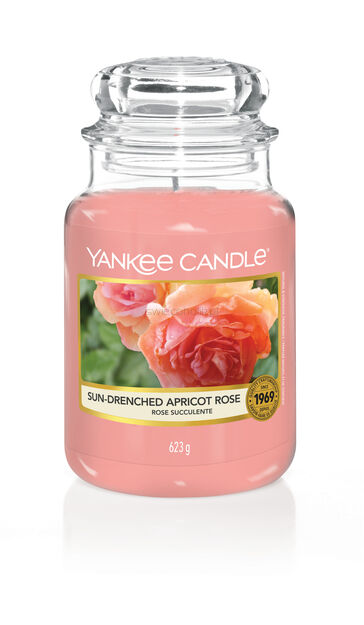 Sun-Drenched Apricot Rose Yankee Candle - duża świeca zapachowa