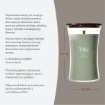 WoodWick Verdant Fig - duża świeca zapachowa z drewnianym knotem 610g - 3
