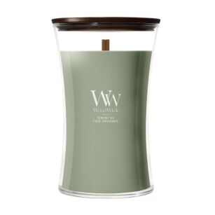 WoodWick Verdant Fig - duża świeca zapachowa z drewnianym knotem 610g