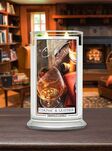 Cognac & Leather - Kringle Candle - duża świeca z dwoma knotami (624g) - 2