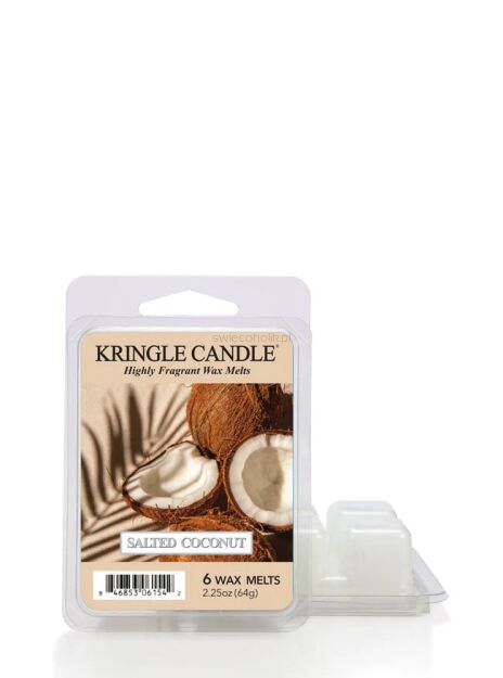 Kringle Candle Salted Coconut - wosk zapachowy do kominka 64 g