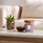 Woodland Rose - Woodwick - średnia świeca z drewnianym knotem - seria Nature's Wick. - 5