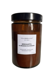 Bergamot & Orange Blossom - Vila Hermanos - świeca zapachowa 350g - seria Apothecary