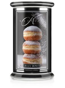 Jelly Donut - Kringle Candle - duża świeca z dwoma knotami (624g) - seria Reserve